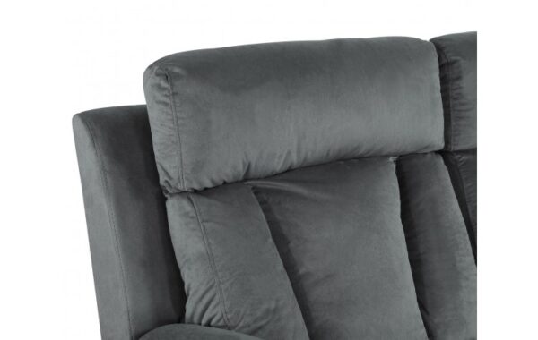 9760 Microfiber Fabric Reclining Loveseat by Gu Furniture - Image 7