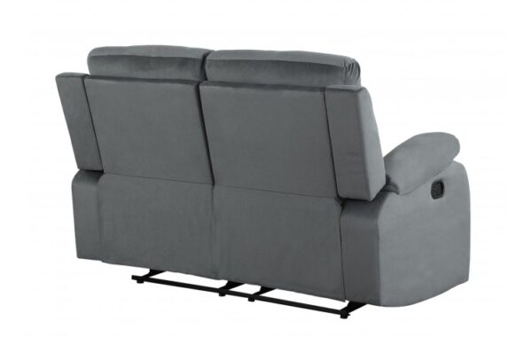 9760 Microfiber Fabric Reclining Loveseat by Gu Furniture - Image 6