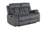 9760 Microfiber Fabric Reclining Loveseat by Gu Furniture - Image 15