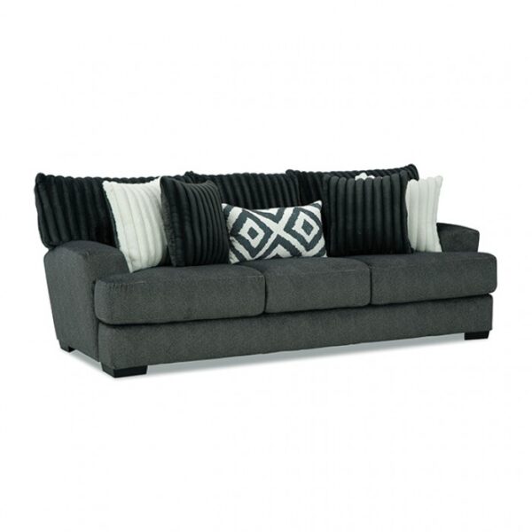 Loughlin Transitional Gun Metal Sofa SM5195-SF By Furniture of America - Image 2