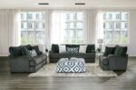 Loughlin Transitional Gun Metal Sofa SM5195-SF By Furniture of America - Image 3