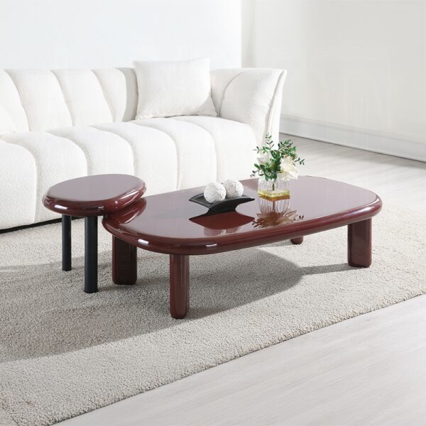Eddie Red High Gloss End Table LV03956 By ACME - Image 3