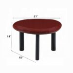 Eddie Red High Gloss End Table LV03956 By ACME - Image 2