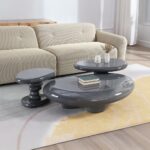 Charlene Gray High Gloss Coffee Table LV03915 By ACME - Image 4
