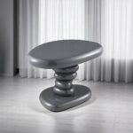 Charlene Gray High Gloss End Table LV03916 By ACME