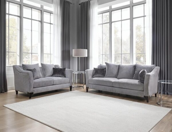 Goshen Light Gray Sofa SM2294LG-SF by Furniture of America - Image 4