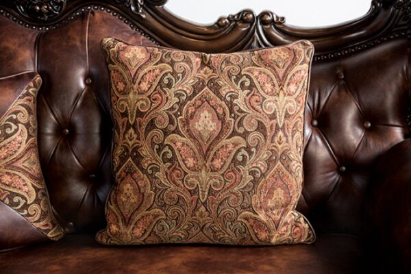 Palencia Loveseat | FM65005BR-LV by Furniture of America - Image 3