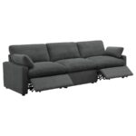 Collins Modular Power Sofa Dark Gray by Coaster Furniture - Image 6