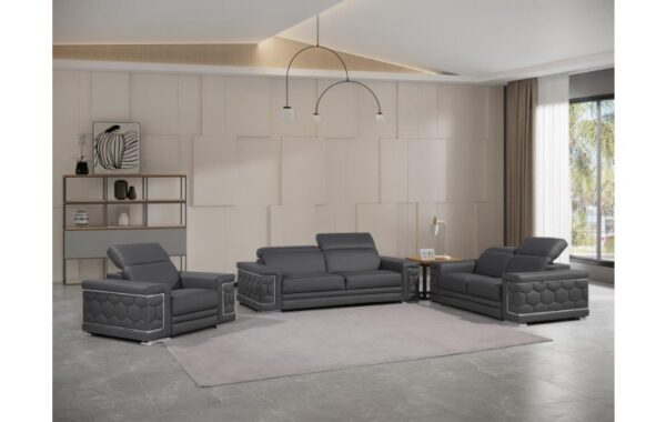 296 Genuine leather Sofa Set By Gu Furniture - Image 4