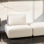 Stavanger 2-Seater with Square Ottoman FM63001BG-C by Furniture of America