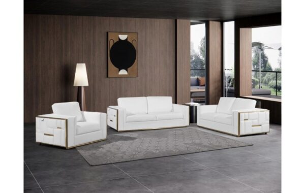 1130 Genuine leather Sofa Set By Gu Furniture - Image 2