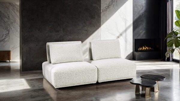 Stavanger 2-Seater FM63001LG-B in Light Gray Boucle by Furniture of America - Image 5