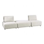 Stavanger 2-Seater with Square Ottoman FM63001LG-C by Furniture of America