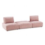 Stavanger 2-Seater with Square Ottoman  FM63001PK-C by Furniture of America