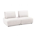 Stavanger 2-Seater Sofa in White Boucle  FM63001WH-B  by Furniture of America