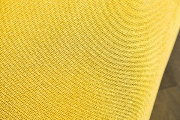 Stavanger 2-Seater with Square Ottoman in Yellow Chenille FM63001YL-C by Furniture of America - Image 3