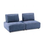 Stavanger 2-Seater Sofa in Blue Chenille – FM63001BL-B by Furniture of America