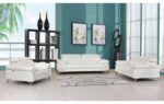 727 DivanItalia Top Grain Italian Leather Sofa Set By Gu Furniture - Image 2
