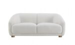 Kolvere Loveseat in White Boucle – FM61006WH-LV by Furniture of America - Image 2