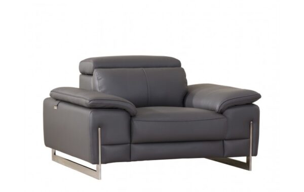 636 Top Grain Italian Leather Chair By Gu Furniture - Image 2