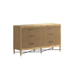 Loft Reeded Dresser in Natural Maple Finish By Art Furniture