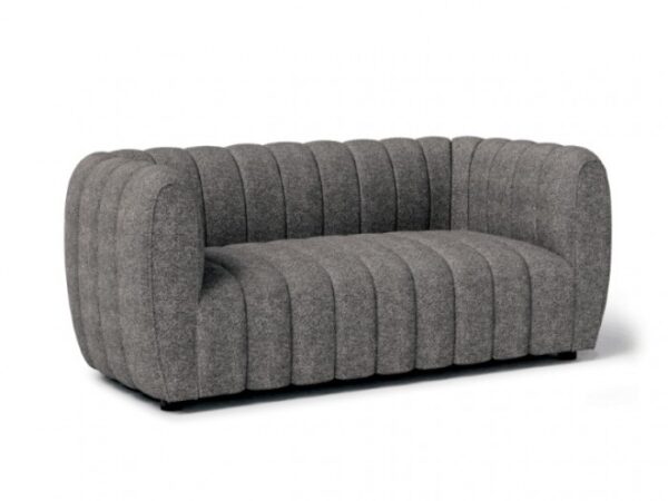 Aversa Loveseat in Charcoal Gray Boucle – FM61002GY-LV by Furniture of America - Image 2