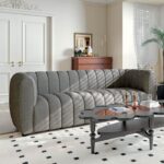 Aversa Sofa in Charcoal Gray Boucle – FM61002GY-SF by Furniture of America