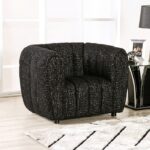 Aversa Chair in Black Boucle – FM61002BK-CH by Furniture of America
