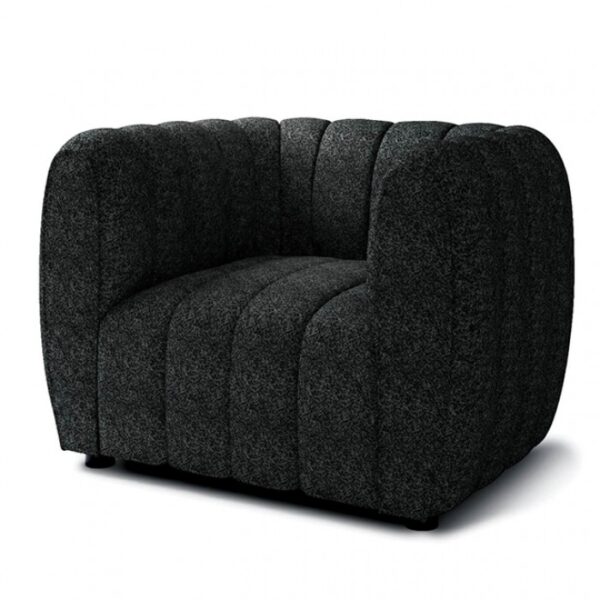 Aversa Chair in Black Boucle – FM61002BK-CH by Furniture of America - Image 5