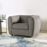 Verdal Chair in Charcoal Gray Boucle – FM61001GY-CH by Furniture of America