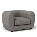 Verdal Chair in Charcoal Gray Boucle – FM61001GY-CH by Furniture of America - Image 2
