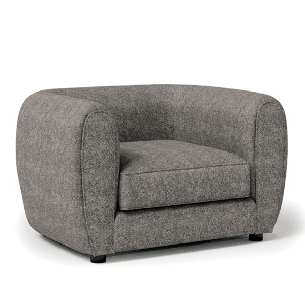 Verdal Chair in Charcoal Gray Boucle – FM61001GY-CH by Furniture of America - Image 2