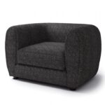 Verdal Chair in Black Boucle – FM61001BK-CH by Furniture of America - Image 5
