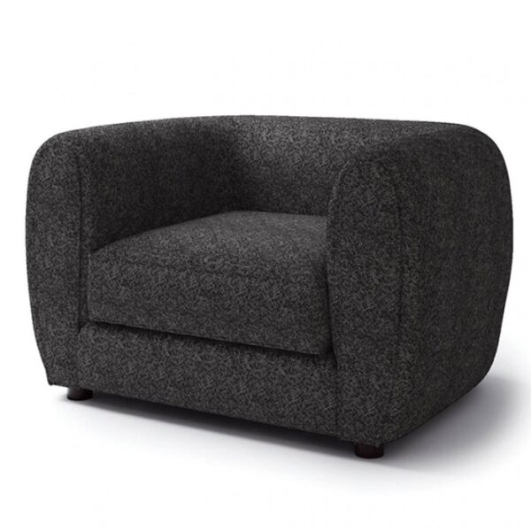 Verdal Chair in Black Boucle – FM61001BK-CH by Furniture of America - Image 5