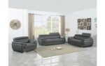 4571 Genuine Leather Sofa Set By Gu Furniture