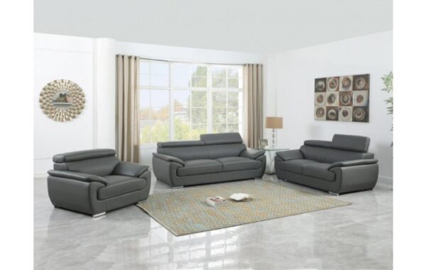 4571 Genuine Leather Sofa Set By Gu Furniture - Image 3