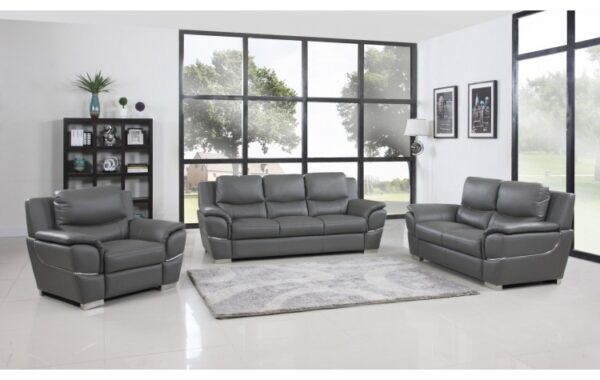 4572 Genuine Leather Sofa Set By Gu Furniture - Image 3