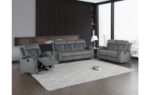 9824 Microfiber Fabric Reclining Sofa Set By Gu Furniture
