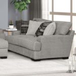 Ardenfold Loveseat in Gray Fabric – FM64201GY-LV by Furniture of America