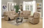 9824 Microfiber Fabric Reclining Sofa Set By Gu Furniture - Image 2