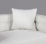 Landovery Loveseat in White Boucle with Gold Legs – CM6454WH-LV-PK by Furniture of America - Image 2