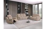 9408 Leather Reclining Sofa Set By Gu Furniture - Image 2