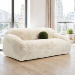 Darwen Sofa in Sand Faux Fur – FM64006BG-SF by Furniture of America