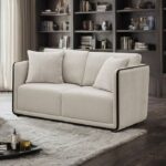 Benilde Loveseat in Taupe Chenille – FM67004TP-LV by Furniture of America