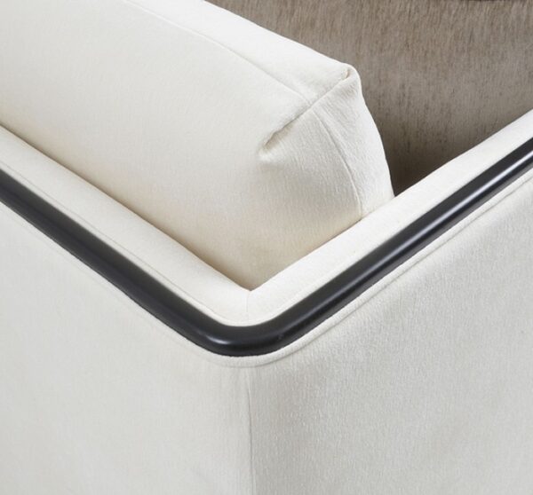 La Salle Loveseat in White Chenille – FM67005WH-LV by Furniture of America - Image 4