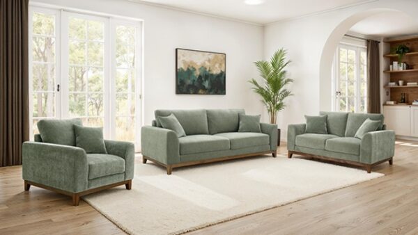 Watton Loveseat in Olive Green Chenille – FM64008GR-LV by Furniture of America - Image 4