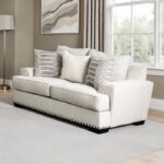Gervais Loveseat in Taupe Fabric – SM1253-LV  by Furniture of America