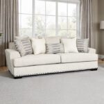 Gervais Oversized Sofa in Taupe Fabric – SM1253-SF by Furniture of America
