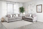 Mayfield Sectional in Gray Fabric – SM1249-SECT by Furniture of America - Image 2
