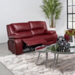 Camila Upholstered Motion Reclining Loveseat Red by Coaster Furniture - Image 4